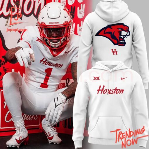 High-quality product with unique design – Houston Cougars Uniform Old Logo Hoodie