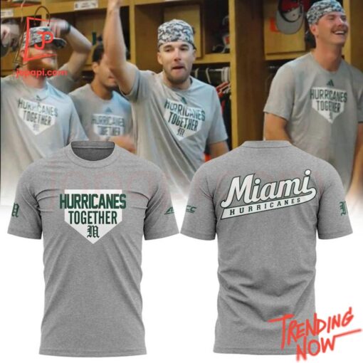 Stylish and comfortable printed clothing – Hurricanes Together Miami Hurricanes Shirt