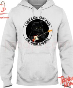Bold and stylish casual wear – I Like Cats And Bass And Maybe People Shirt