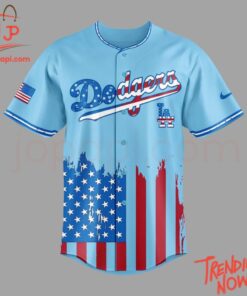 High-quality product with unique design – Independence Day Dodgers Baseball Jersey