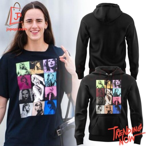Stylish and comfortable printed clothing – Indiana Fever Caitlin Clark Reppin Taylor Swift Hoodie Jpg