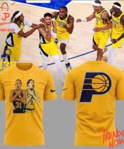Make every step count with 1 Indiana Pacers Legacy Signal Two Eras One Gesture One Legendary Moment Shirt.