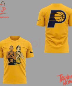 Make every step count with 2 Indiana Pacers Legacy Signal Two Eras One Gesture One Legendary Moment Shirt.