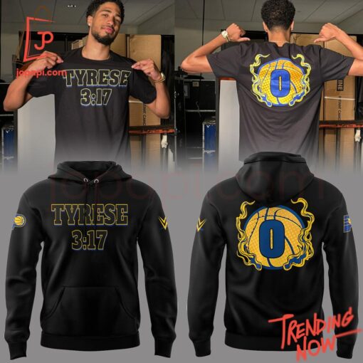3D graphic 1 Indiana Pacers Tyrese Haliburton Hoodie with bold design