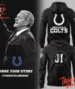 3D graphic 1 Indianapolis Colts Honoring The Memory Of Jim Irsay Hoodie with bold design