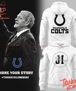 3D graphic 2 Indianapolis Colts Honoring The Memory Of Jim Irsay Hoodie with bold design