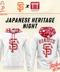 Bold and stylish casual wear – Japanese Heritage San Francisco Giants Hoodie
