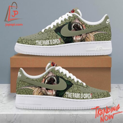 Bold and stylish casual wear – Jurassic Park The Park Is Open Air Force Shoes