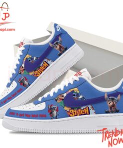 Make every step count with 3 Just A Girl Who Loves Stitch Air Force 1 Shoes.