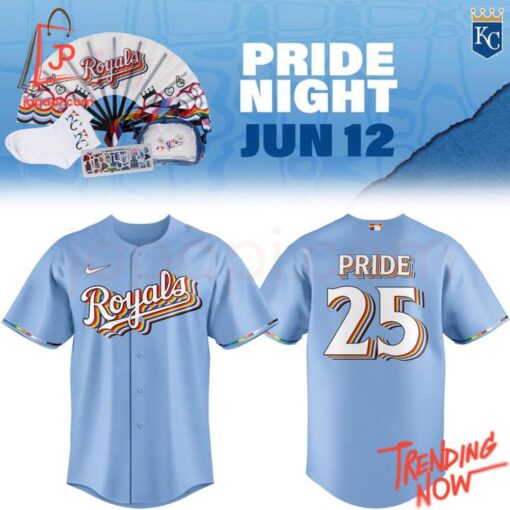 Bold and stylish casual wear – Kansas City Royals Lgbt Pride Month Jersey