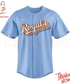 Bold and stylish casual wear – Kansas City Royals Lgbt Pride Month Jersey