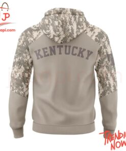 Stylish and comfortable printed clothing – Kentucky Wildcats Salute To Service Hoodie