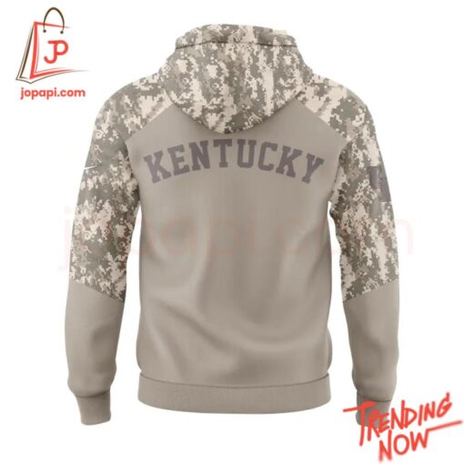 Stylish and comfortable printed clothing – Kentucky Wildcats Salute To Service Hoodie