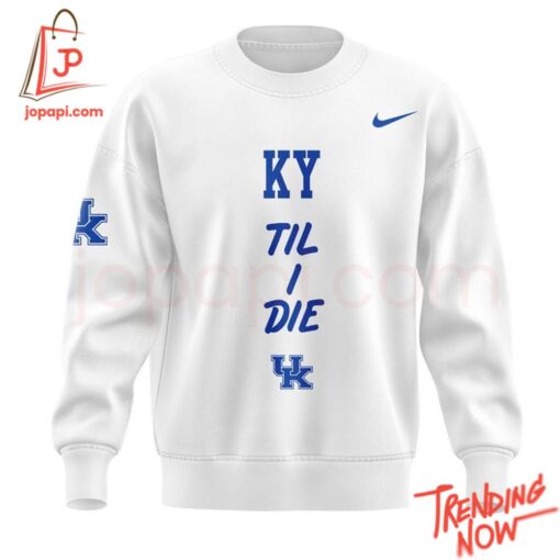 Stylish and comfortable printed clothing – Kentucky Wildcats Till I Die Sweatshirt