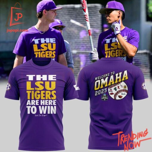 High-quality product with unique design – Lsu Tigers Are Here To Win Shirt