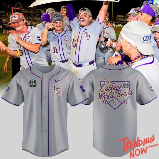 High-quality product with unique design – Lsu Tigers Men College World Series Baseball Jersey