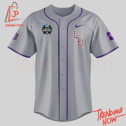 High-quality product with unique design – Lsu Tigers Men College World Series Baseball Jersey