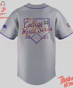 High-quality product with unique design – Lsu Tigers Men College World Series Baseball Jersey