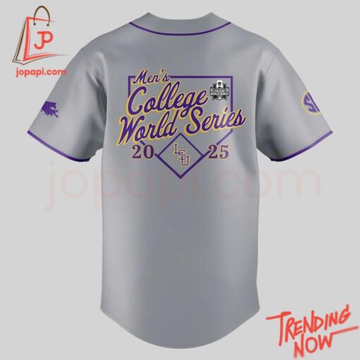 High-quality product with unique design – Lsu Tigers Men College World Series Baseball Jersey