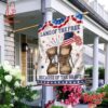 Patriotic 4th of July outfit with American flag print – 1 Land Of The Free Because Of The Brave Veteran Boots Flag