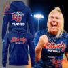 Stylish and comfortable printed clothing – Liberty Lady Flames Softball Hoodie