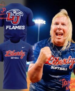 Stylish and comfortable printed clothing – Liberty Lady Flames Softball Hoodie