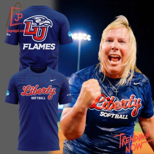 Stylish and comfortable printed clothing – Liberty Lady Flames Softball Hoodie