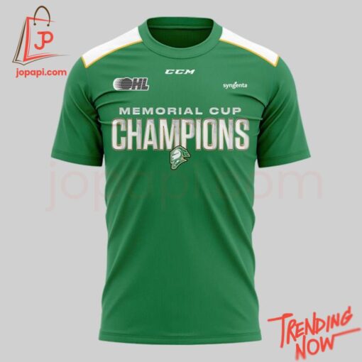3D graphic 5 London Knights Hockey Memorial Cup Champions Hoodie with bold design