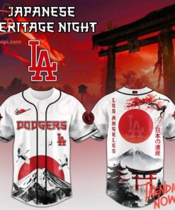 High-quality product with unique design – Los Angeles Dodgers Japanese Heritage Night Jersey