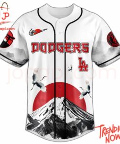 High-quality product with unique design – Los Angeles Dodgers Japanese Heritage Night Jersey