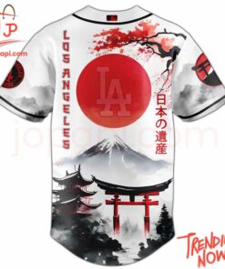 High-quality product with unique design – Los Angeles Dodgers Japanese Heritage Night Jersey