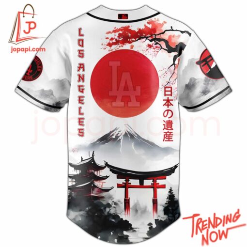 High-quality product with unique design – Los Angeles Dodgers Japanese Heritage Night Jersey