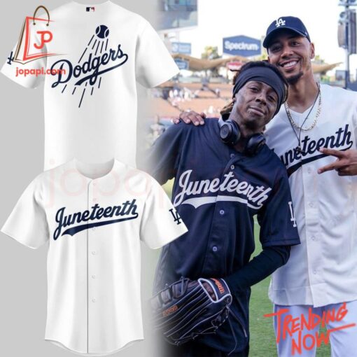 High-quality product with unique design – Los Angeles Dodgers Juneteenth Baseball Jersey