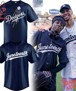 High-quality product with unique design – Los Angeles Dodgers Juneteenth Baseball Jersey