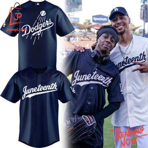 High-quality product with unique design – Los Angeles Dodgers Juneteenth Baseball Jersey