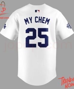 High-quality product with unique design – Los Angeles Dodgers My Chemical Romance Baseball Jersey