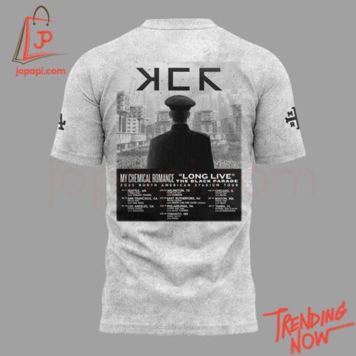 Bold and stylish casual wear – Los Angeles Dodgers My Chemical Romance The Black Parade Tour Shirt
