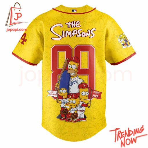 High-quality product with unique design – Los Angeles Dodgers The Simpsons Baseball Jersey
