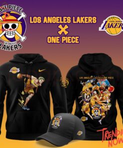 Bold and stylish casual wear – Los Angeles Lakers X Roronoa Zoro One Piece The Straw Hat Pirates Hoodie