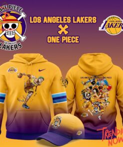 Bold and stylish casual wear – Los Angeles Lakers X Roronoa Zoro One Piece The Straw Hat Pirates Hoodie