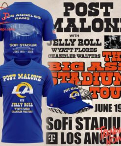 High-quality product with unique design – Los Angeles Rams Post Malone The Big Ass Stadium Tour Hoodie