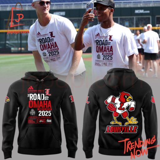 High-quality product with unique design – Louisville Cardinals Baseball The Road To Omaha Hoodie