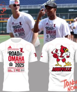 High-quality product with unique design – Louisville Cardinals Baseball The Road To Omaha Shirt