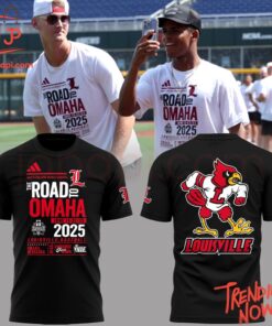 High-quality product with unique design – Louisville Cardinals Baseball The Road To Omaha Shirt