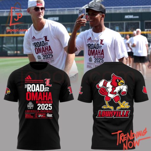 High-quality product with unique design – Louisville Cardinals Baseball The Road To Omaha Shirt