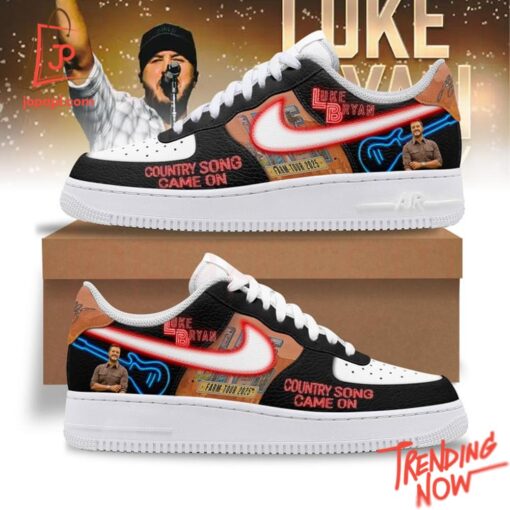 Make every step count with 1 Luke Bryan Country Song Came On Air Force 1 Shoes.