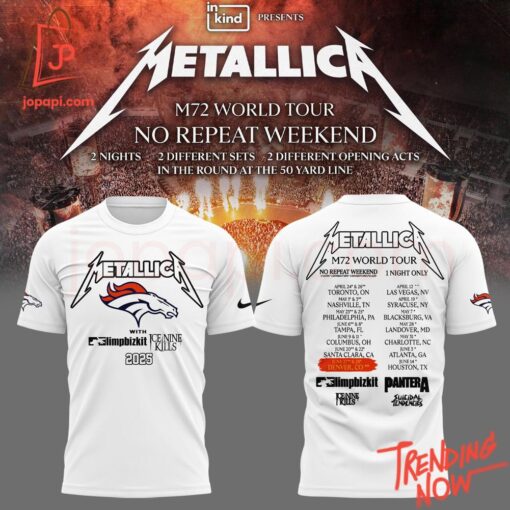 High-quality product with unique design – M World Tour Denver Broncos Shirt