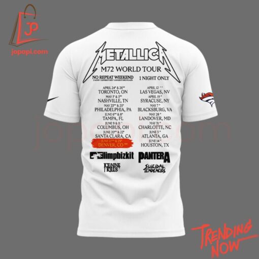 High-quality product with unique design – M World Tour Denver Broncos Shirt
