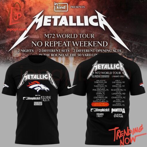 High-quality product with unique design – M World Tour Denver Broncos Shirt