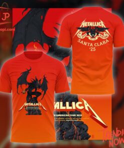 High-quality product with unique design – M World Tour Santa Clara Metallica Shirt